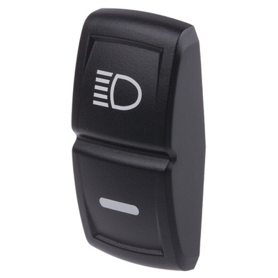 Carling Technologies, Rocker Switch Lens, Rocker Switch Lens, For Use With V Series Contura Switches, White