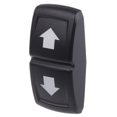 Carling Technologies, Rocker Switch Lens, Rocker Switch Lens, For Use With V Series Contura Switches, White