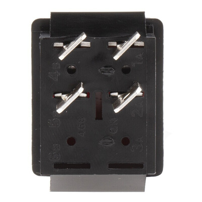 Arcolectric (Bulgin) Ltd Illuminated DPST, On-Off Rocker Switch Panel Mount