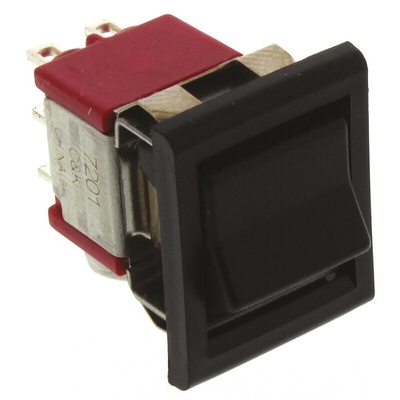 C & K DPDT, On-(On) Rocker Switch Panel Mount