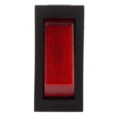 Arcolectric (Bulgin) Ltd Illuminated SPST, On-Off Rocker Switch Panel Mount