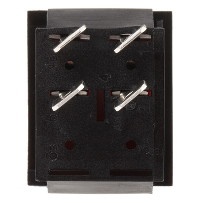 Arcolectric (Bulgin) Ltd Illuminated DPST, On-Off Rocker Switch Panel Mount