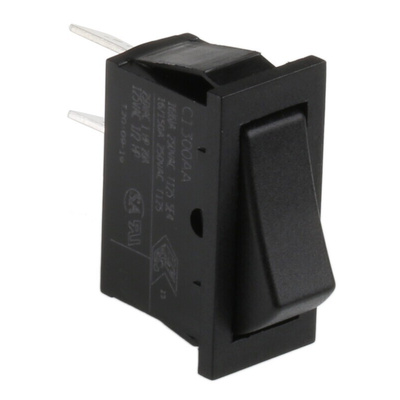 Arcolectric (Bulgin) Ltd SPST, On-Off Rocker Switch Panel Mount