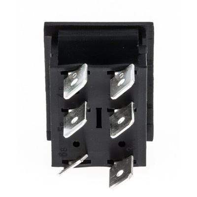 Arcolectric (Bulgin) Ltd DPDT, On-On Rocker Switch Panel Mount