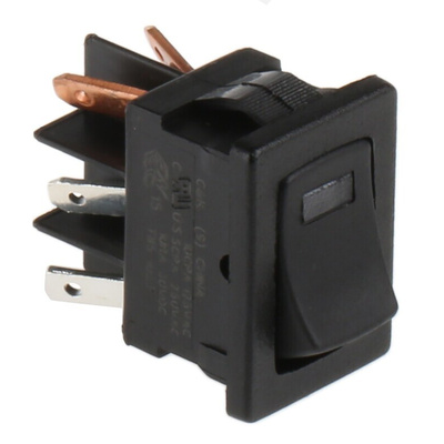 C & K Illuminated DPST, On-Off Rocker Switch Panel Mount