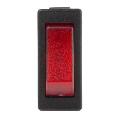 Arcolectric (Bulgin) Ltd Illuminated SPST, On-Off Rocker Switch Panel Mount