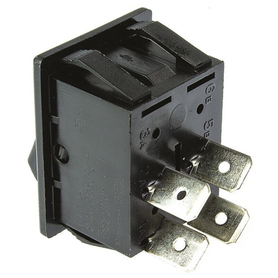 Arcolectric (Bulgin) Ltd DPST, On-Off Rocker Switch Panel Mount