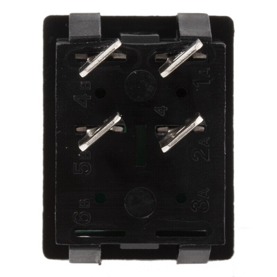 Arcolectric (Bulgin) Ltd Illuminated DPST, On-Off Rocker Switch Panel Mount