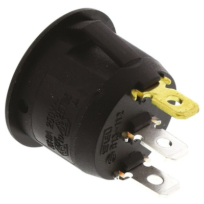 Arcolectric (Bulgin) Ltd Illuminated SPST, On-Off Rocker Switch Panel Mount