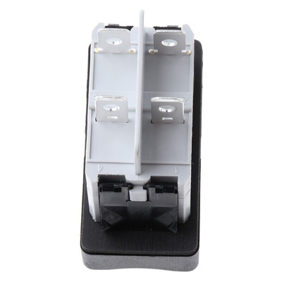 APEM Illuminated DPST, On-Off Rocker Switch Panel Mount