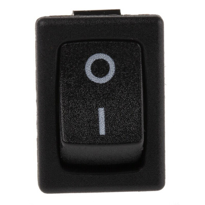 ZF SPST, On-None-Off Rocker Switch Panel Mount