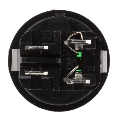 APEM Illuminated DPST, On-Off Rocker Switch Panel Mount