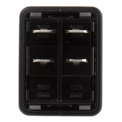 Marquardt Illuminated DPST, On-None-Off Rocker Switch Panel Mount