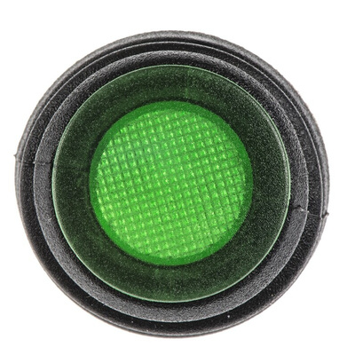 ZF Illuminated DPST, On-None-Off Rocker Switch Panel Mount