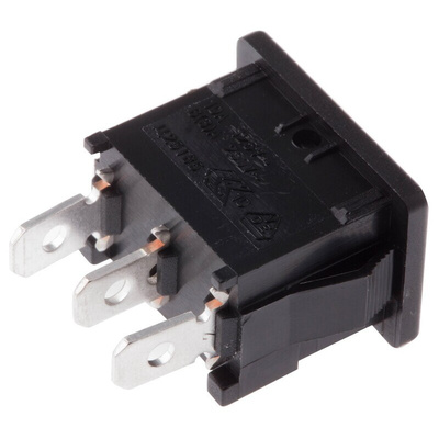 TE Connectivity SPDT, On-Off-On Rocker Switch Panel Mount