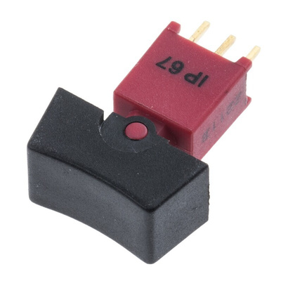 RS PRO SPDT, (On)-Off-(On) Rocker Switch Panel Mount