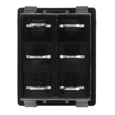 Marquardt DPDT, (On)-Off-(On) Rocker Switch Panel Mount