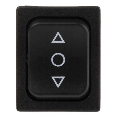 Marquardt DPDT, (On)-Off-(On) Rocker Switch Panel Mount