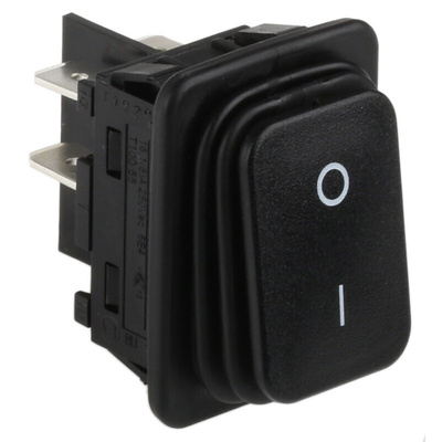Marquardt DPST, On-None-Off Rocker Switch Panel Mount
