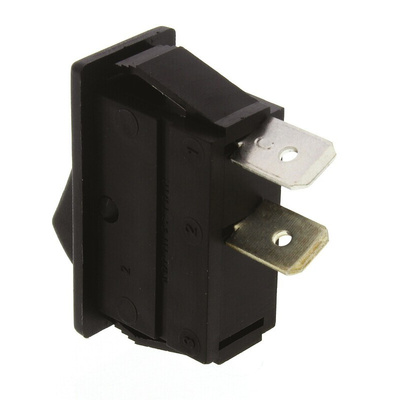 Arcolectric (Bulgin) Ltd SPST, On-Off Rocker Switch Panel Mount