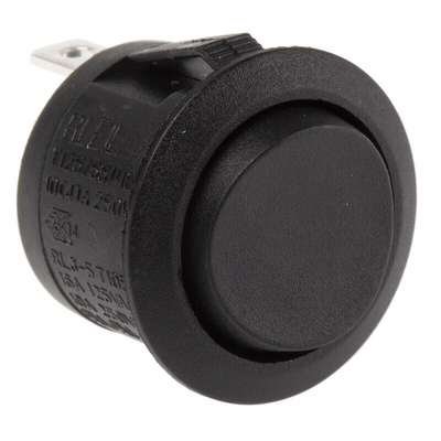 RS PRO SPDT, (On)-Off-(On) Rocker Switch Panel Mount