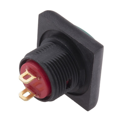 RS PRO Push Button Switch, Momentary, PCB, 13.6mm Cutout, SPST, 30V dc, IP67