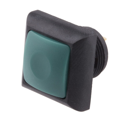 RS PRO Push Button Switch, Momentary, PCB, 13.6mm Cutout, SPST, 30V dc, IP67