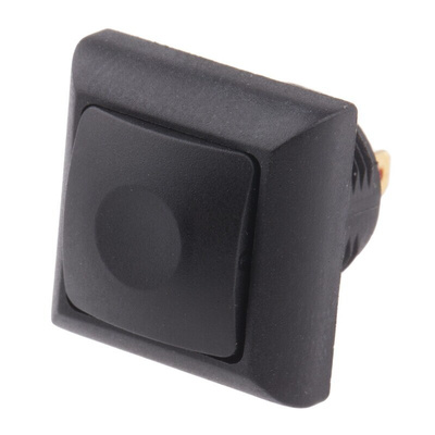 RS PRO Push Button Switch, On-(Off), Panel Mount, 13.6mm Cutout, SPST, 30V dc, IP67