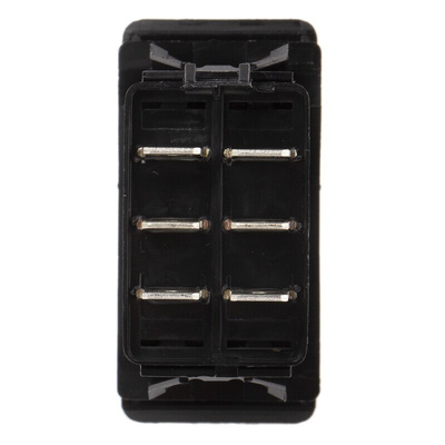 Carling Technologies DPDT, (On)-Off-(On) Rocker Switch Panel Mount