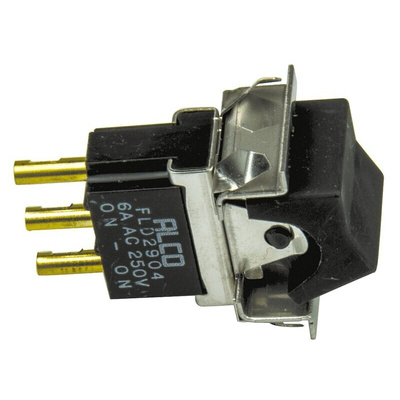 TE Connectivity SPDT, Latching Rocker Switch Panel Mount