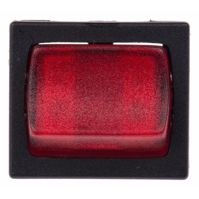 Arcolectric (Bulgin) Ltd Illuminated DPST, On-Off Rocker Switch Panel Mount
