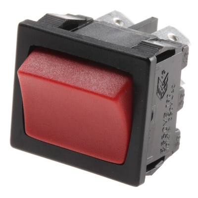Arcolectric (Bulgin) Ltd DPST, On-Off Rocker Switch Panel Mount
