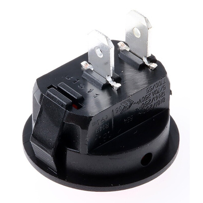 Marquardt SPST, On-None-Off Rocker Switch Panel Mount