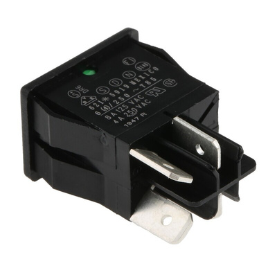 Carlingswitch DPST, On-None-Off Rocker Switch Panel Mount