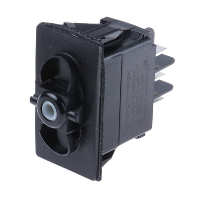 Carlingswitch DPDT, On-Off-On Rocker Switch Panel Mount
