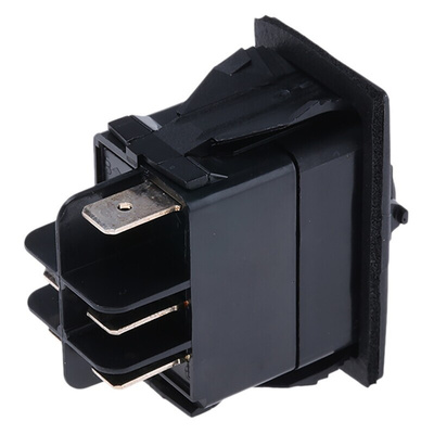 Carlingswitch DPST, Latching Rocker Switch Panel Mount
