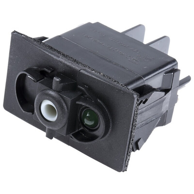 Carlingswitch Illuminated SPDT, Latching Rocker Switch Panel Mount