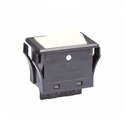 NKK Switches SPST, On-None-Off Rocker Switch Panel Mount