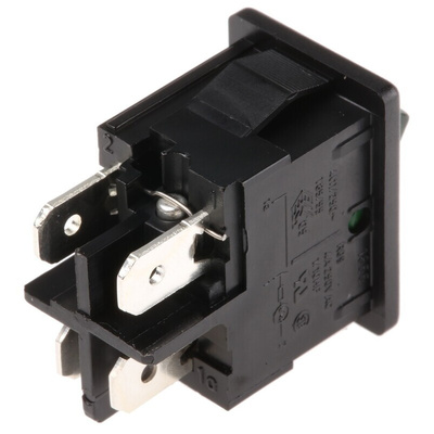 Marquardt Illuminated DPST, On-None-Off Rocker Switch Panel Mount