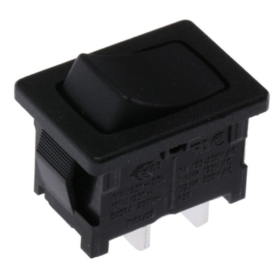 Marquardt SPST, On-None-Off Rocker Switch Panel Mount