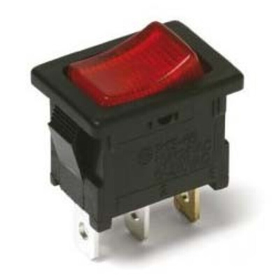 C & K SPST, On-None-Off Rocker Switch