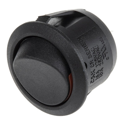 C & K SPST, On-None-Off Rocker Switch