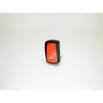 APEM Illuminated DPDT, On-On Rocker Switch Panel Mount