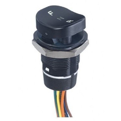 APEM Illuminated SPDT, On-On-On Rocker Switch Panel Mount