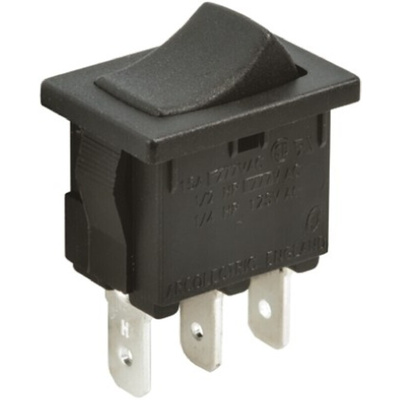 Arcolectric SPDT, On-Off-On Rocker Switch Panel Mount