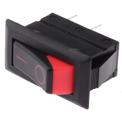 Arcolectric (Bulgin) Ltd SPST, On-Off Rocker Switch Panel Mount