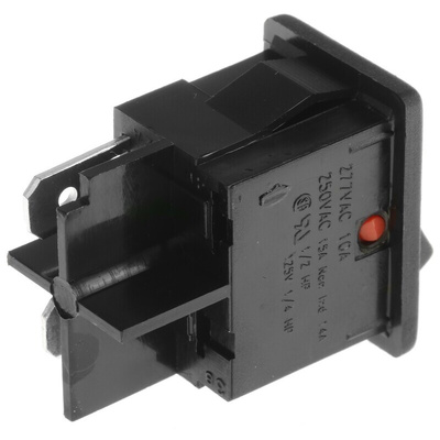 Arcolectric (Bulgin) Ltd SPST, On-Off Rocker Switch Panel Mount