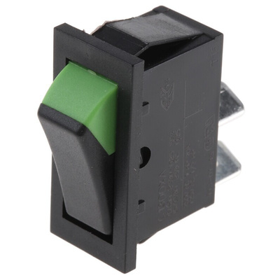 Arcolectric SPST, On-Off Rocker Switch Panel Mount