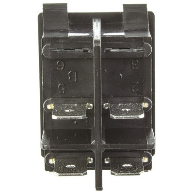 ZF DPST, On-None-Off Rocker Switch Panel Mount