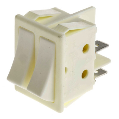 ZF DPST, On-None-Off Rocker Switch Panel Mount